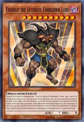 Exodius the Ultimate Forbidden Lord JUMP-EN025