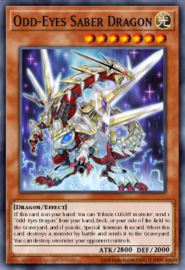 Odd-Eyes Saber Dragon YS15-ENF00