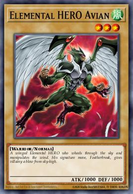 Elemental HERO Avian TLM-EN001
