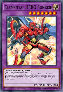 Elemental HERO Sunrise LDS3-EN104